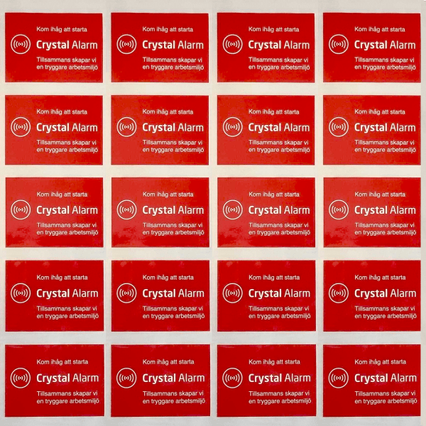 Dekal - Starta Crystal Alarm - (12-pack) – Image 2